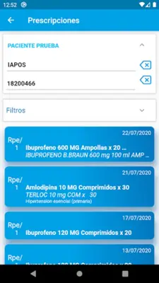 DSalud Médicos android App screenshot 1