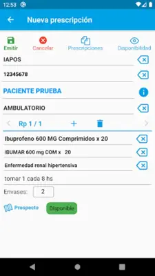 DSalud Médicos android App screenshot 3